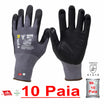 Guanti ricoperti in nitrile con puntinatura grip touch-screen 15n600d coverguard