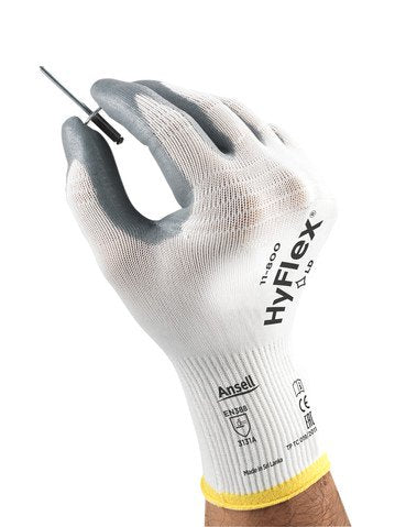 Guanti da Lavoro Professionali Rivestimento in Nitrile Ansell HyFlex 11-800