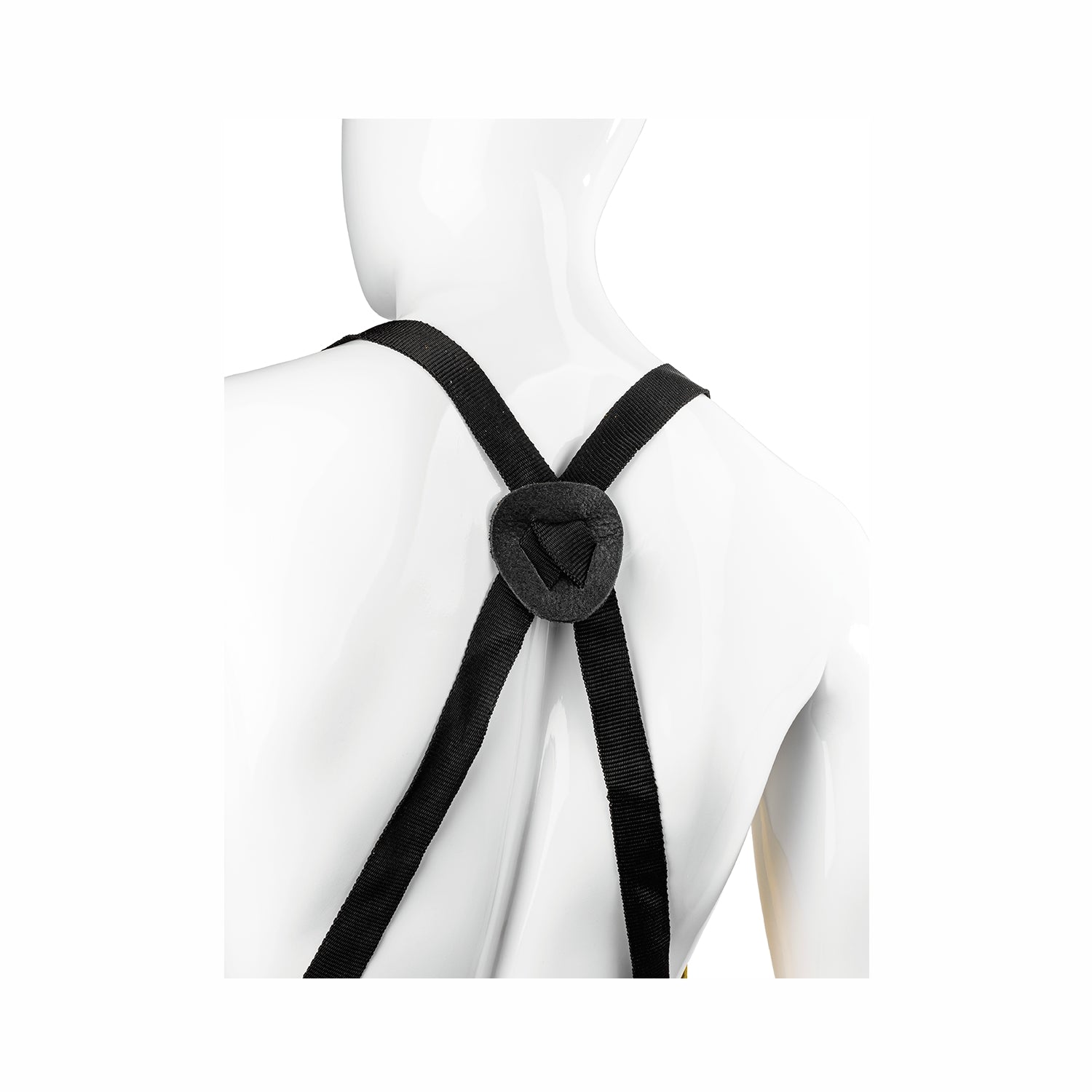 Grembiule da saldatore in pelle crosta bovina con cuciture in kevlar colore giallo