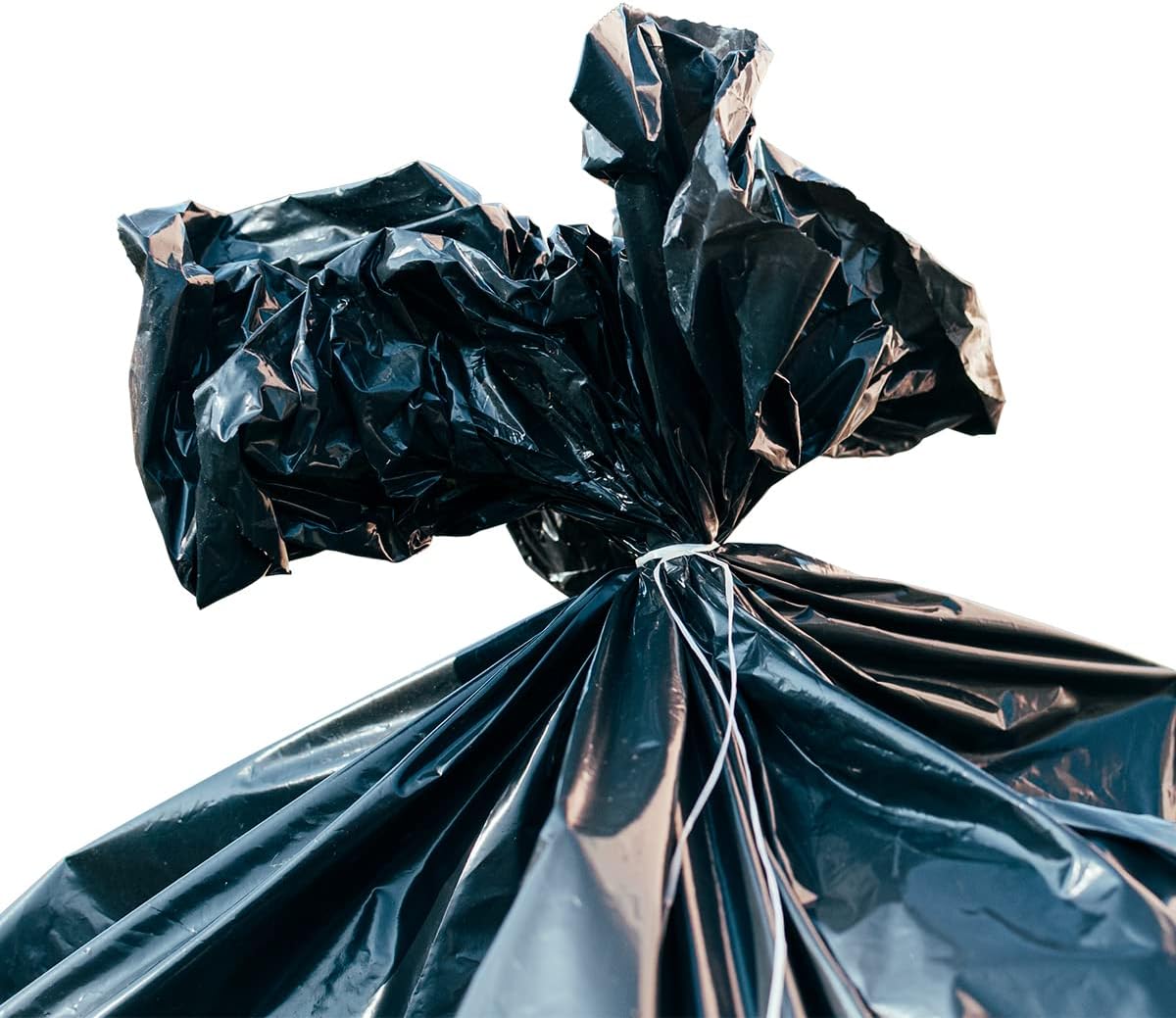 200 Sacchi 130 litri 90x120 cm. gr.100 condominiale raccolta indifferenziata colore nero 20 rotoli