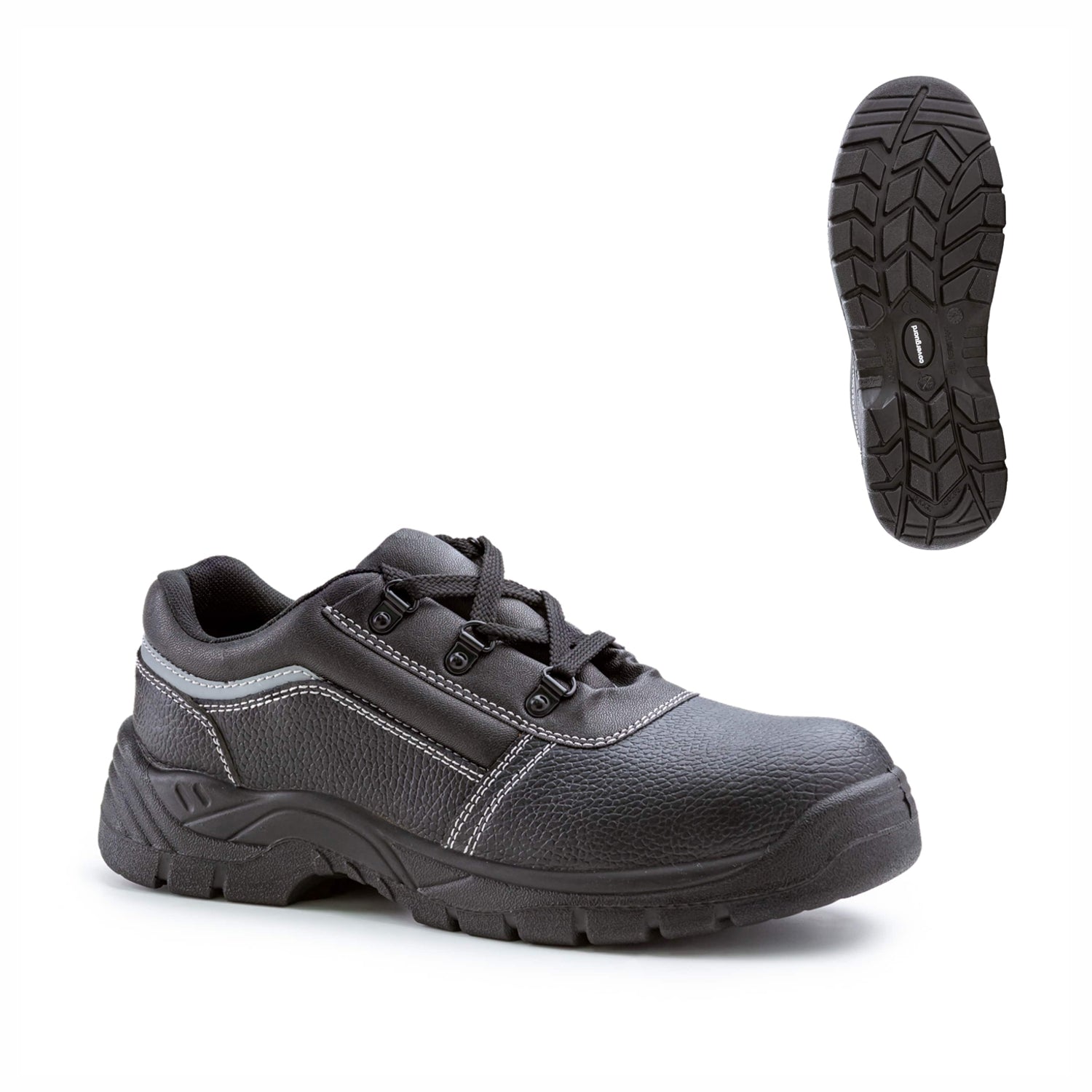 Scarpa bassa in pelle e poliuretano puntale in acciaio nacrite S1P