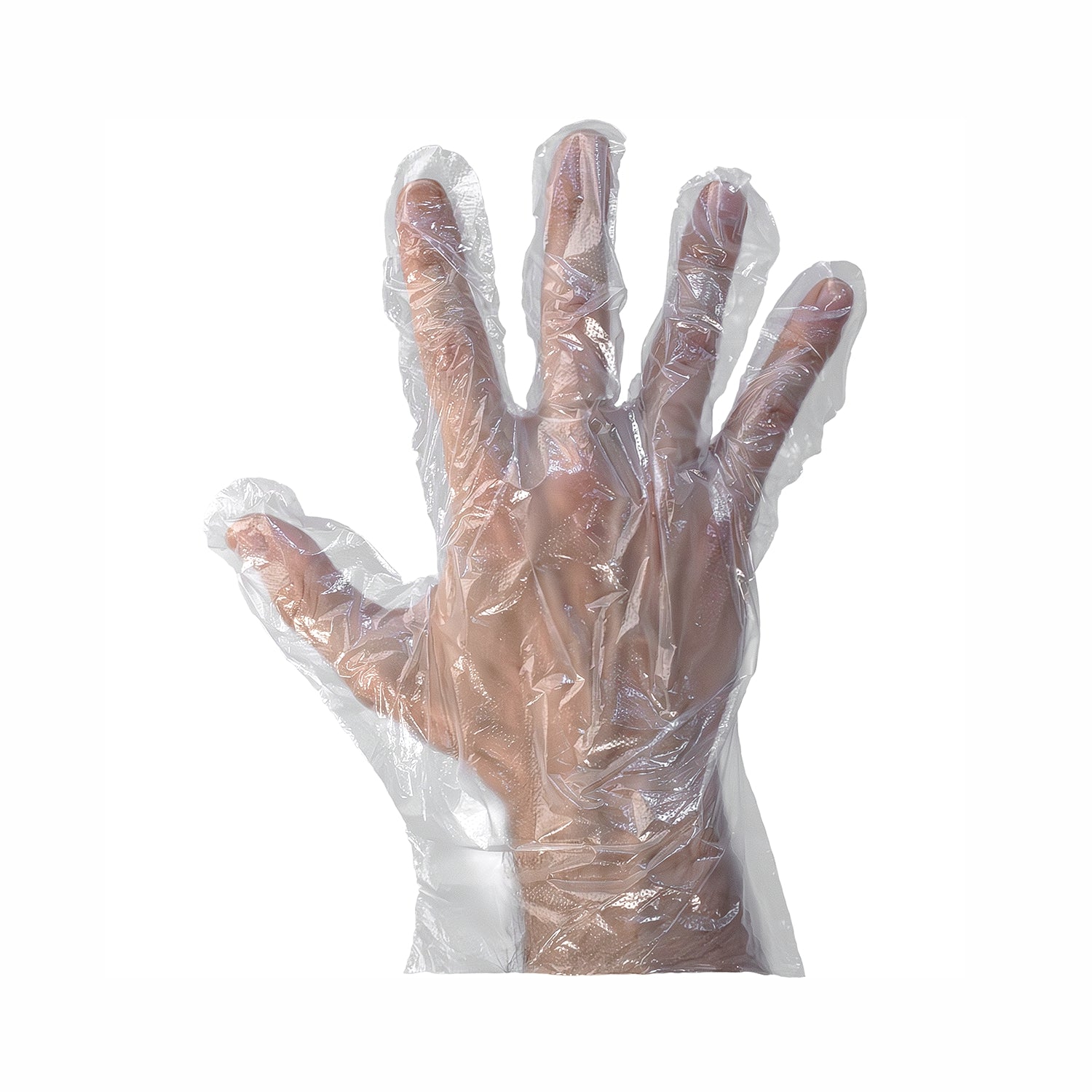 100 Guanti monouso per ortofrutta e distributori in polietilene HDPE