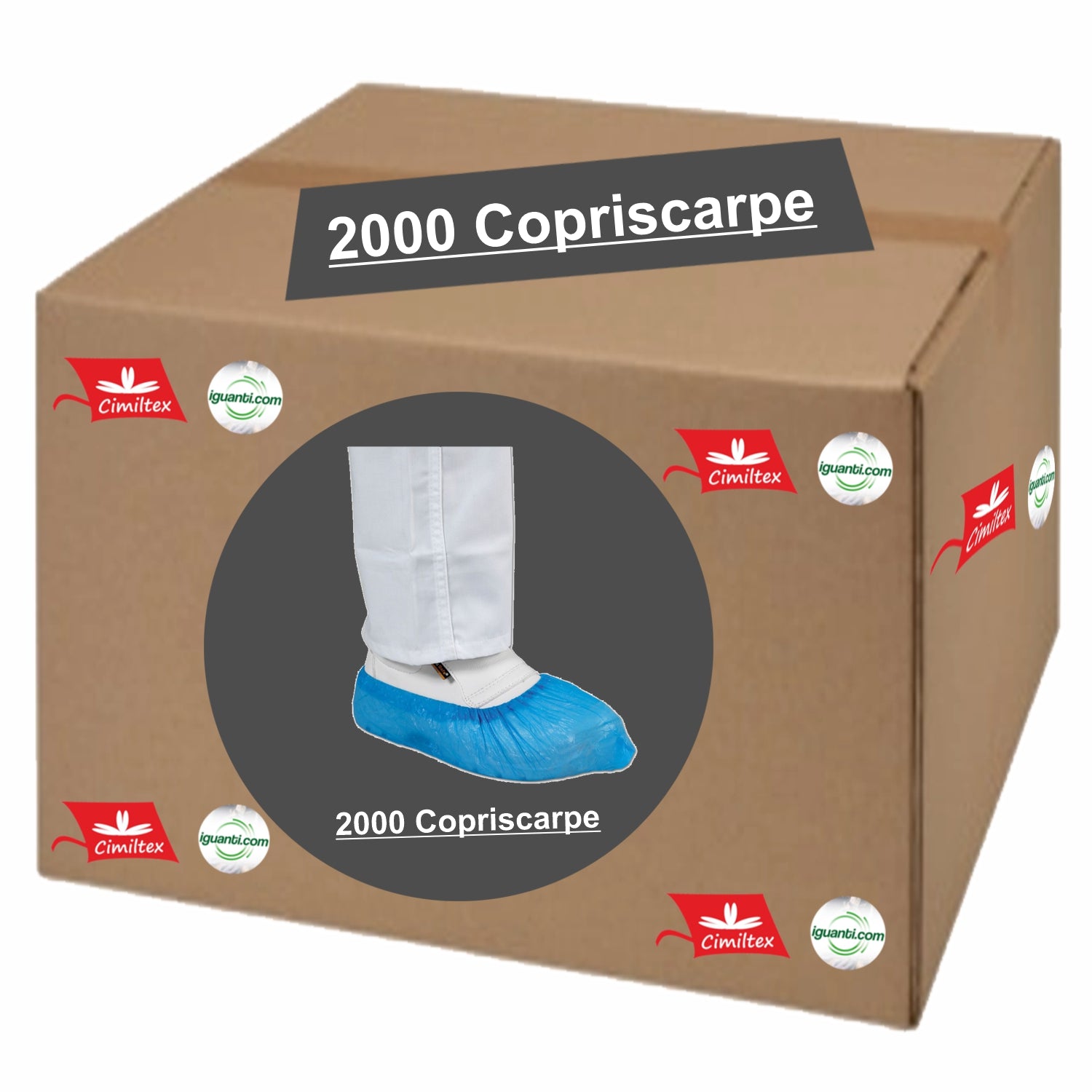 2000 Copriscarpa con elastico alla caviglia – DM classe I 1000 paia