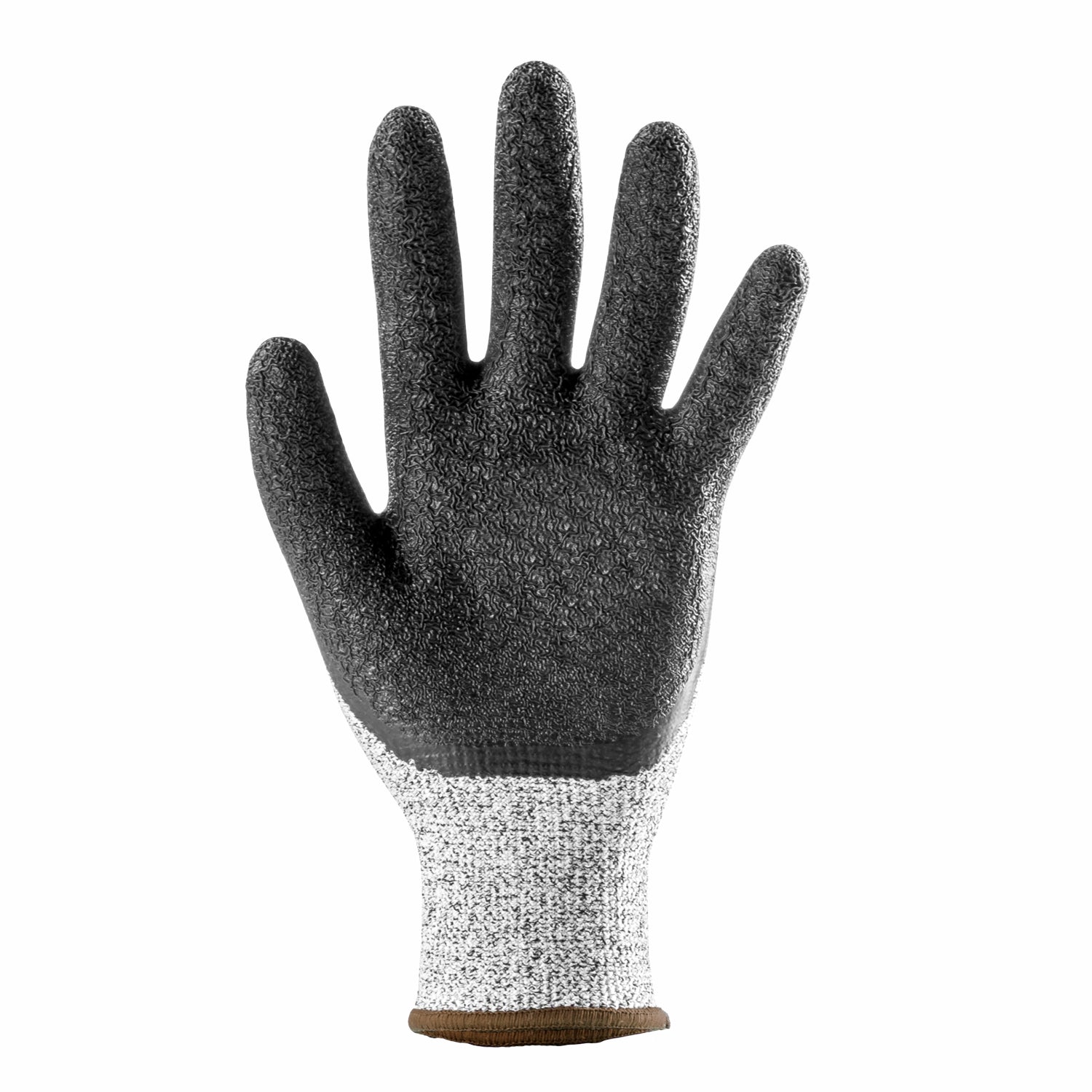 Guanti antitaglio spalmato in LATTICE hppe coste 13 ruvido nero 1crlb