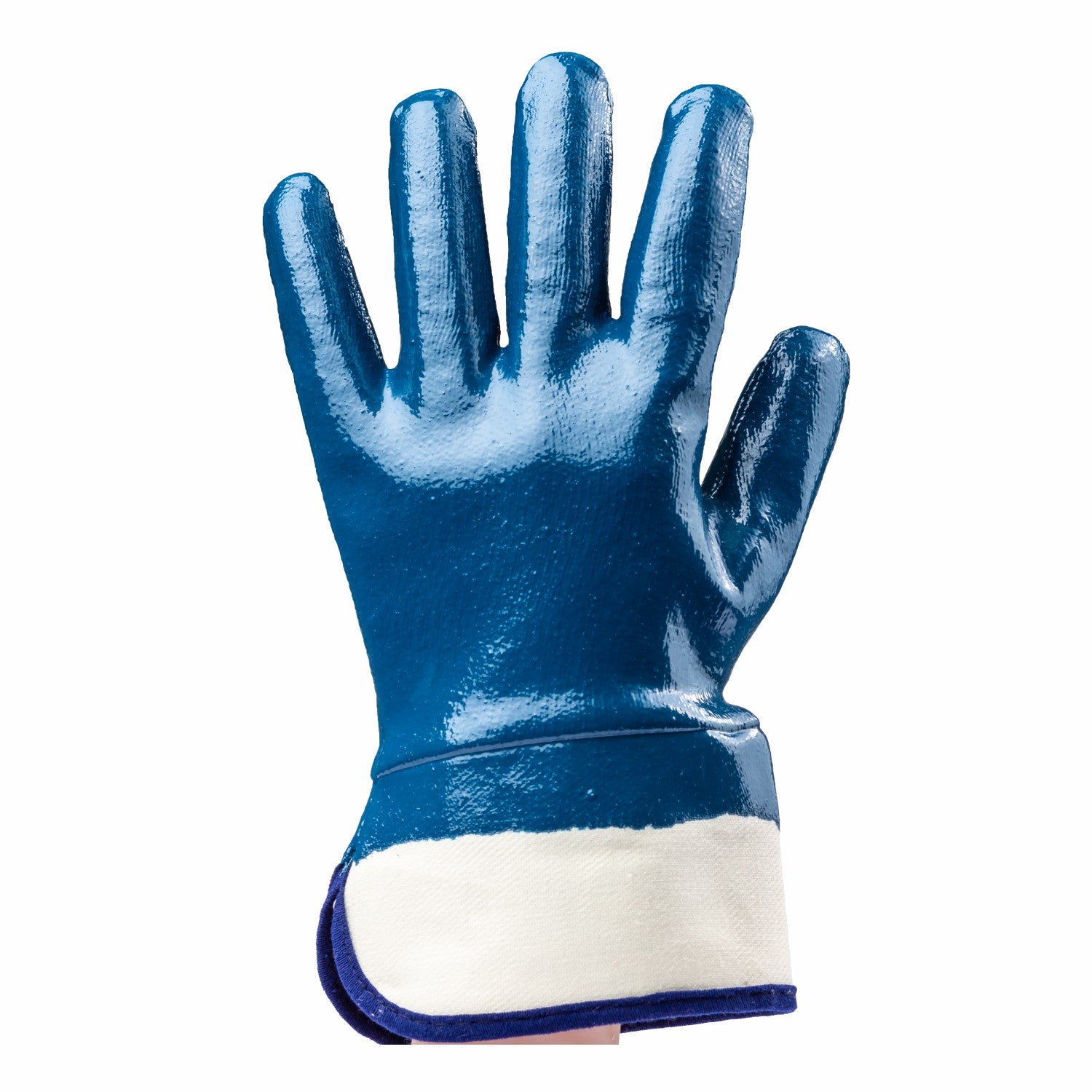 Guanti da lavoro NBR jersey supportati spalmatura in nitrile 4/4 pesante