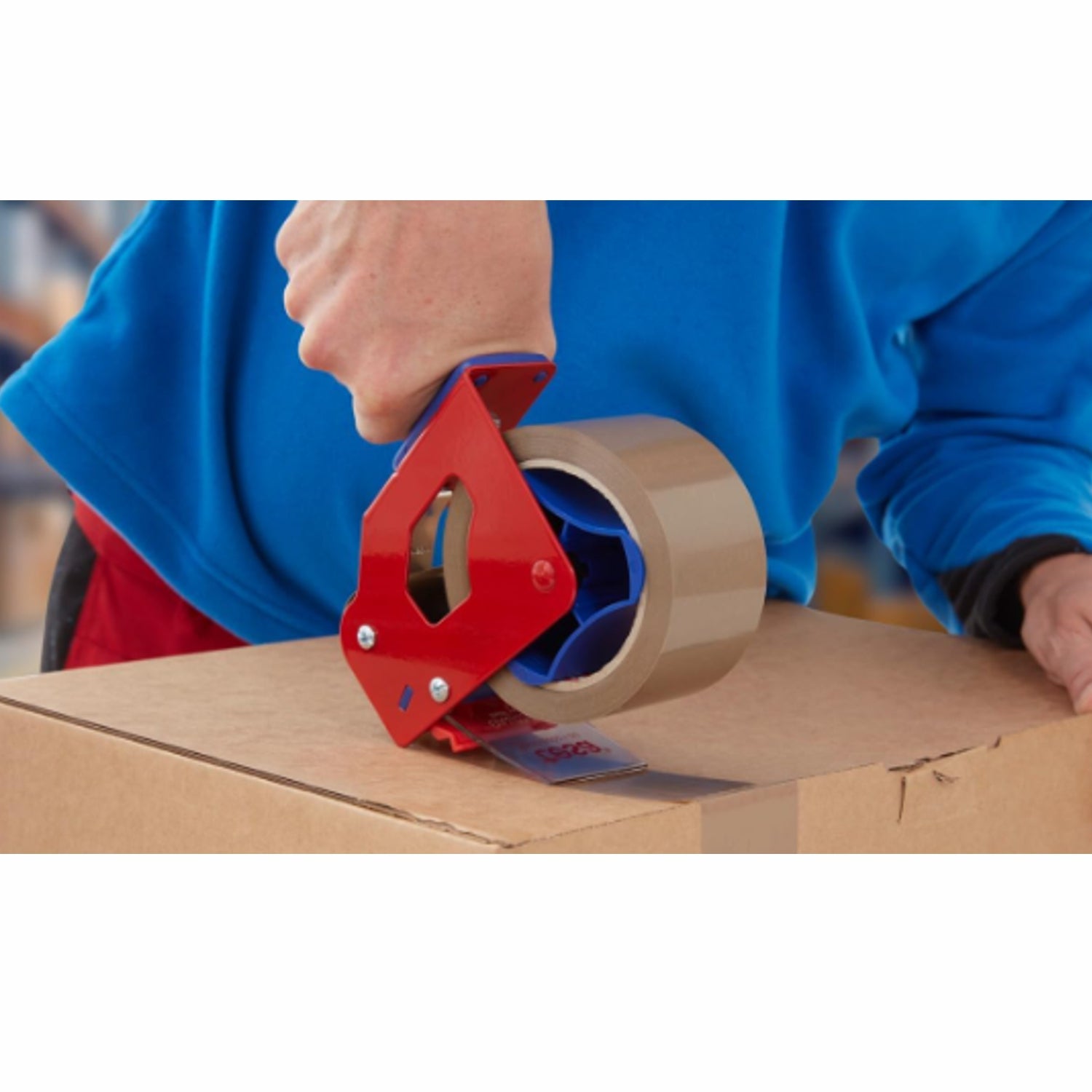 6 rotoli Nastro adesivo Trasparente NEUTRO 28 my acrilico mm.50 metri 66