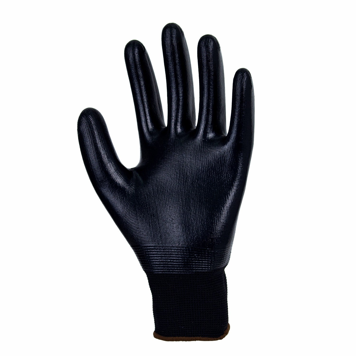 Guanti da lavoro nylon ricoperti in Nitrile 4/4 protezione da oli e grasso 1nisb00