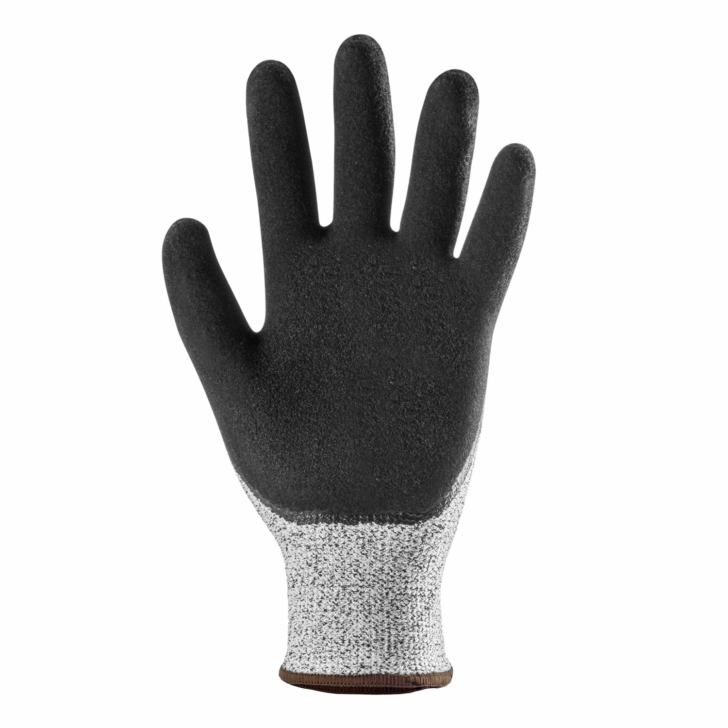 Guanti antitaglio HPPE palmo Doppia spalmatura micro schiuma NITRILE nero 1crnb