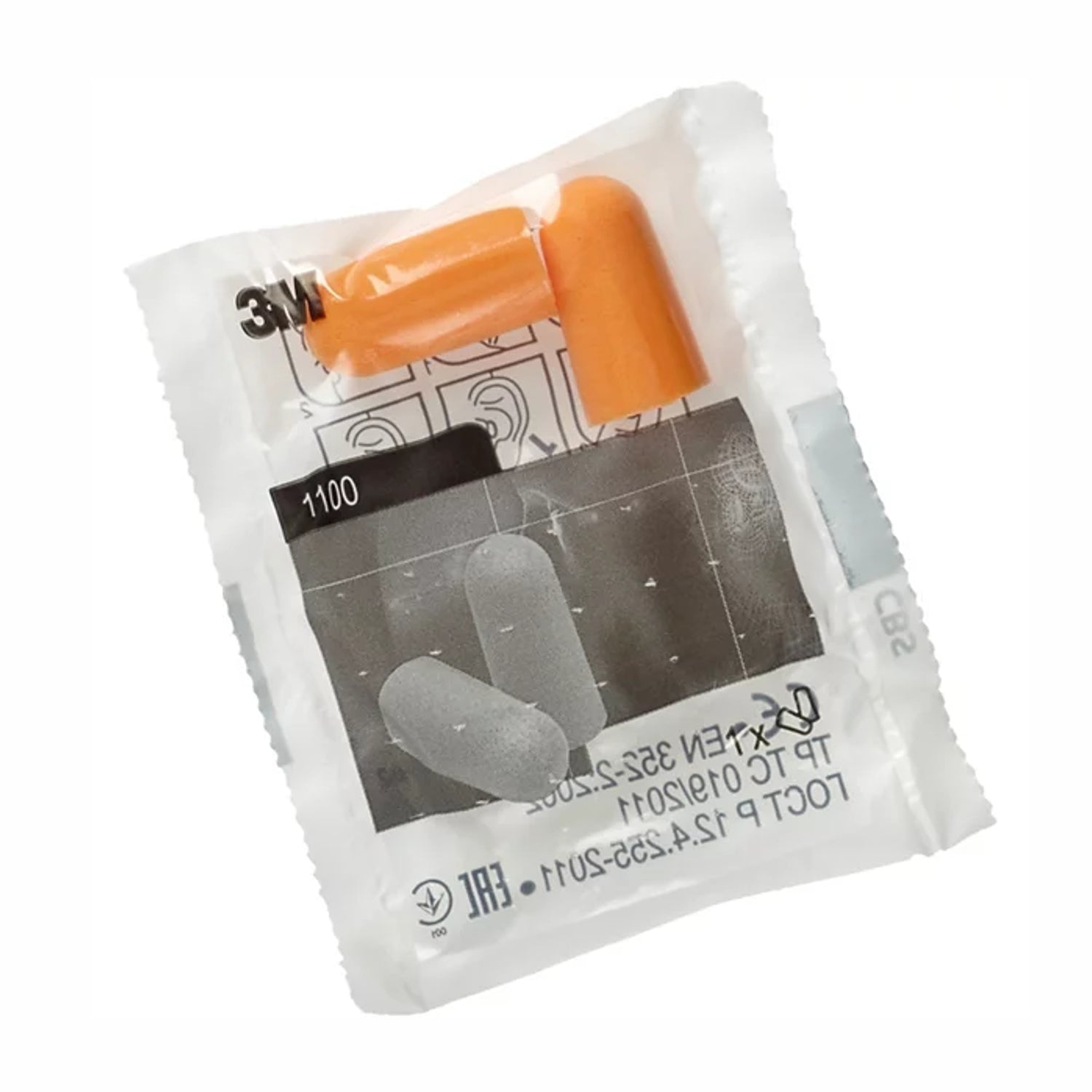 3M 1100 Inserti tappi auricolari modellabili 35 DB (confezione 400 pz.=200 paia)