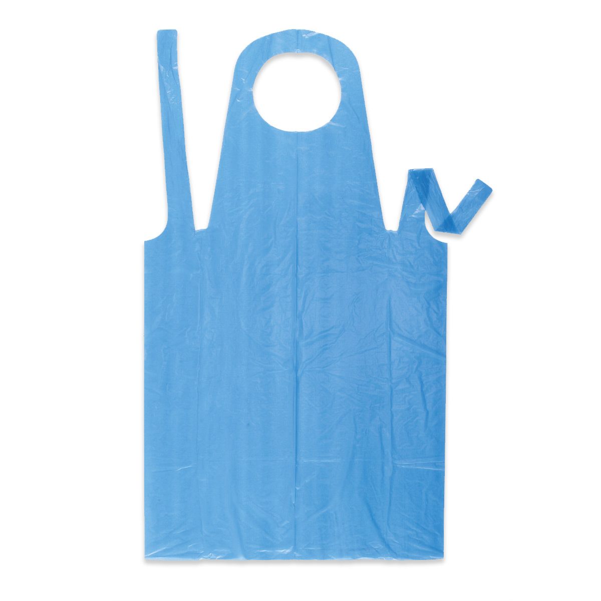 Grembiule monouso in polietilene Azzurro kit da 100 pz.