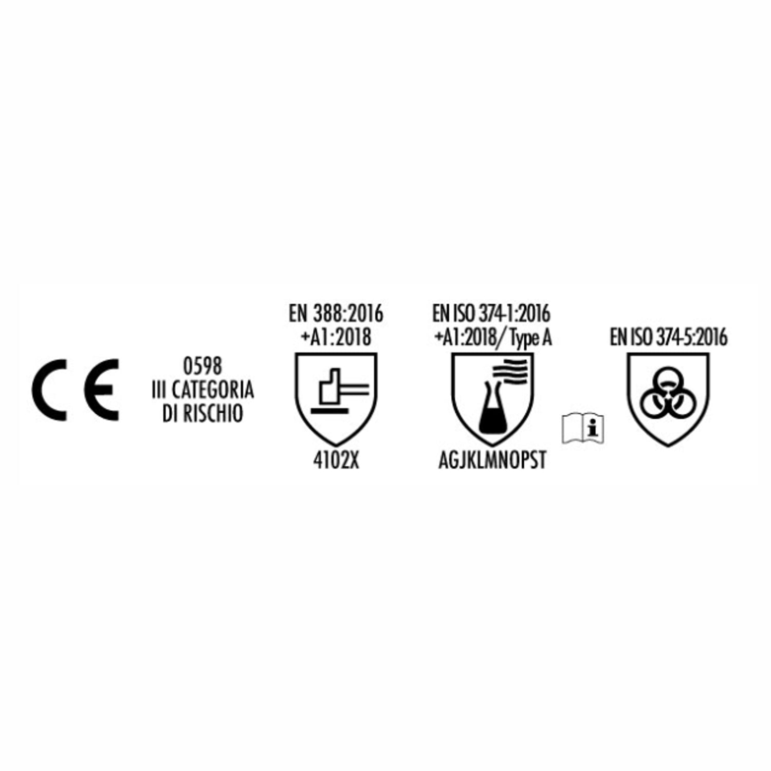 Guanti da lavoro in nitrile lunghi Interface tought 359