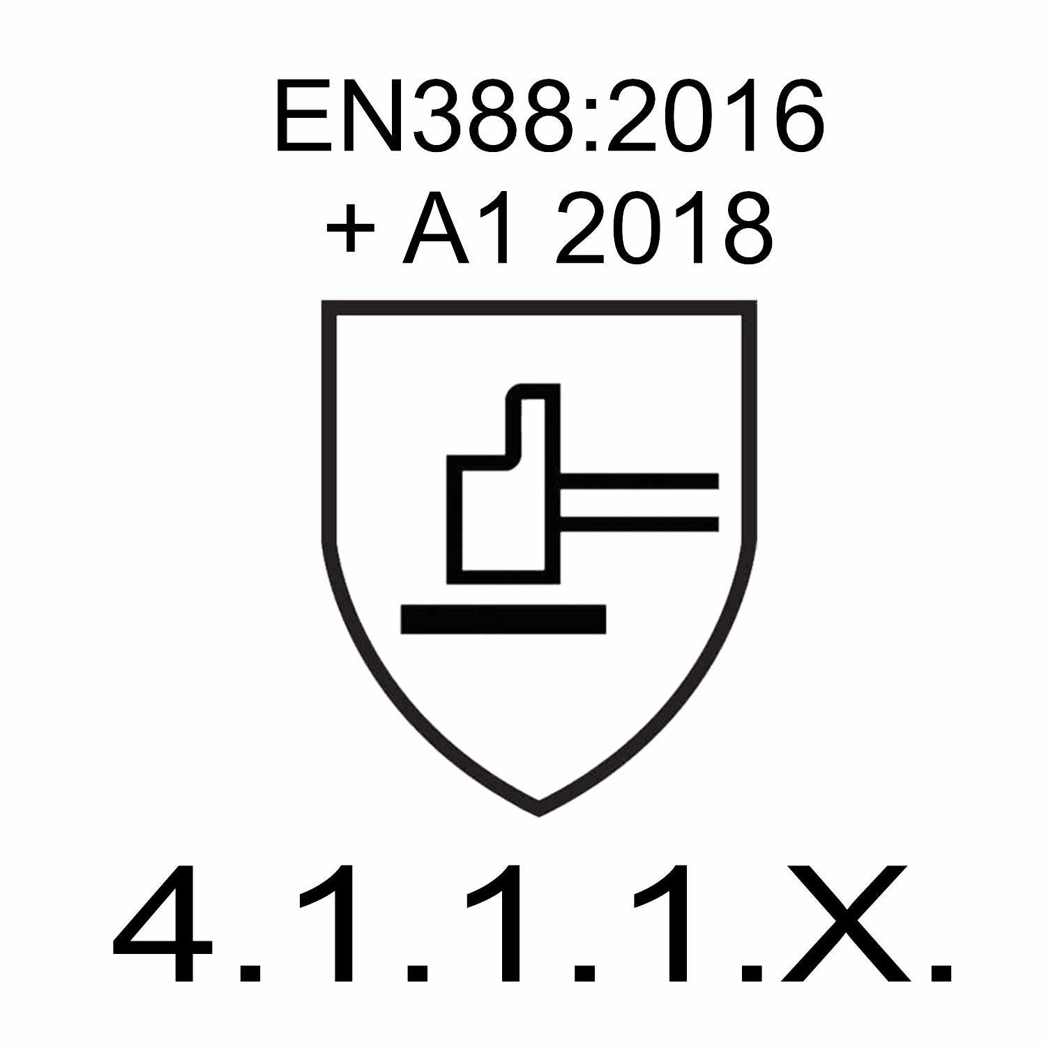 Guanti da lavoro NBR jersey supportati spalmatura in nitrile 4/4 pesante