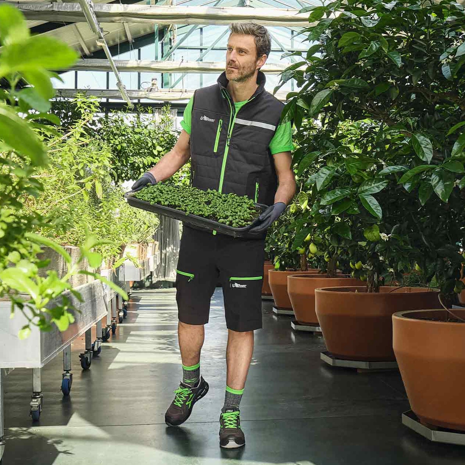 U-POWER Scarpa da lavoro antinfortunistica bassa POINT S1 PS SR ESD