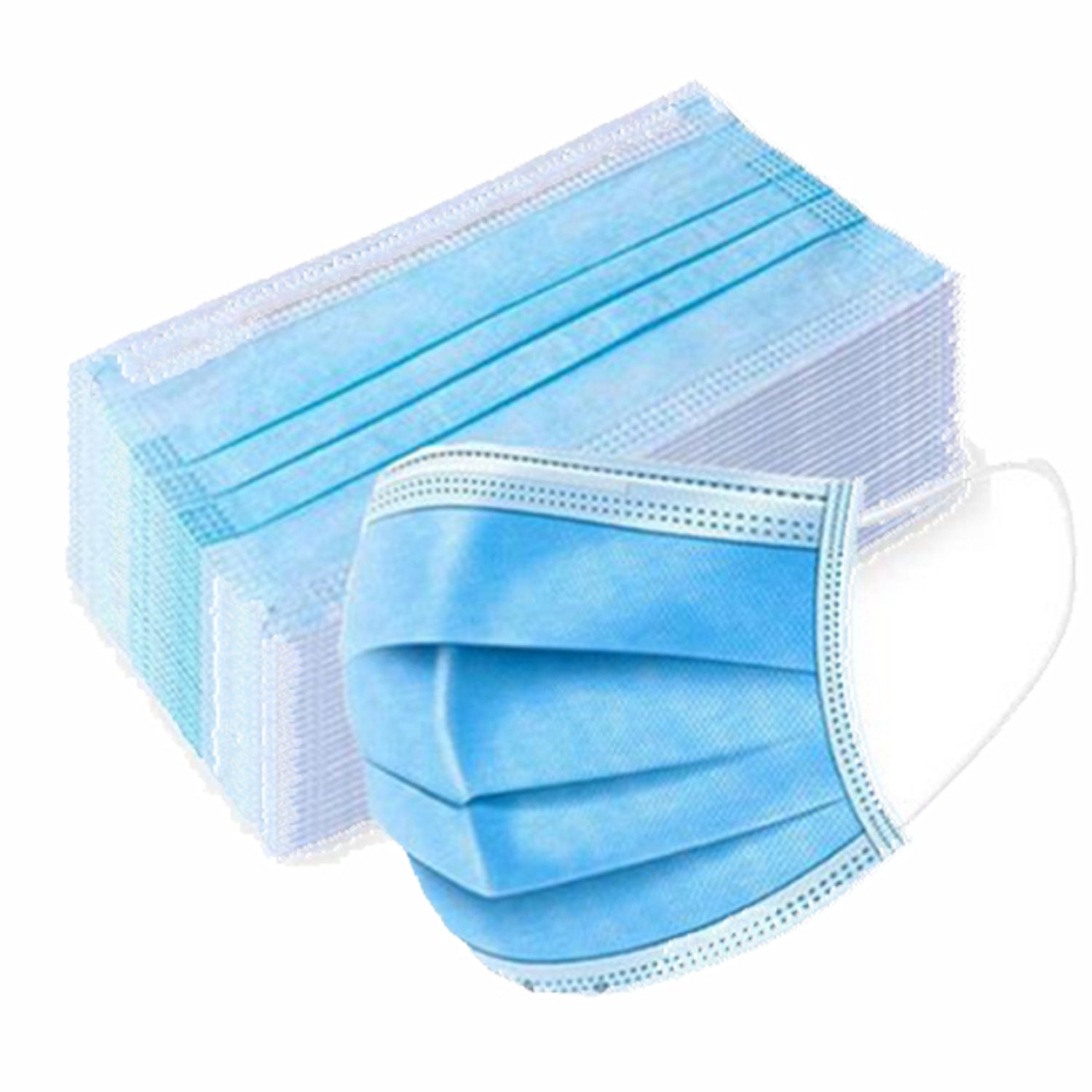 50 Mascherine chirurgica TNT 3 strati con elastici 50 Pz.