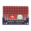 750 Sacchi pattumiera Profumato con maniglie colore rosa 40 litri 55x65 cm. gr. 12
