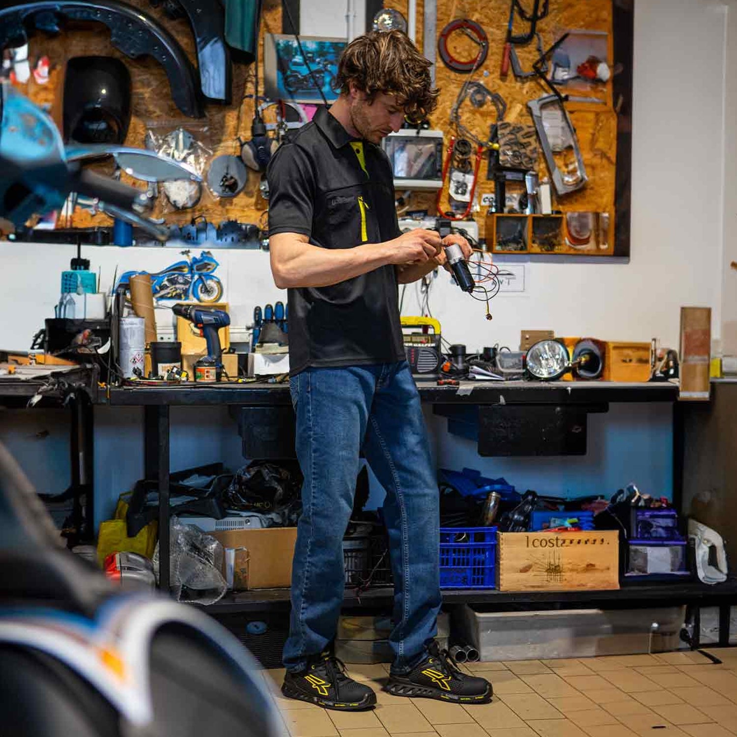 U-POWER Scarpa da lavoro antinfortunistica bassa MATT S3 SRC