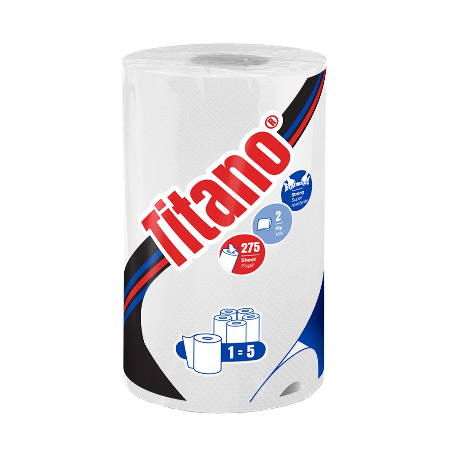 Asciugatutto Titano 1 rotoli 275 strappi 2 veli celtex