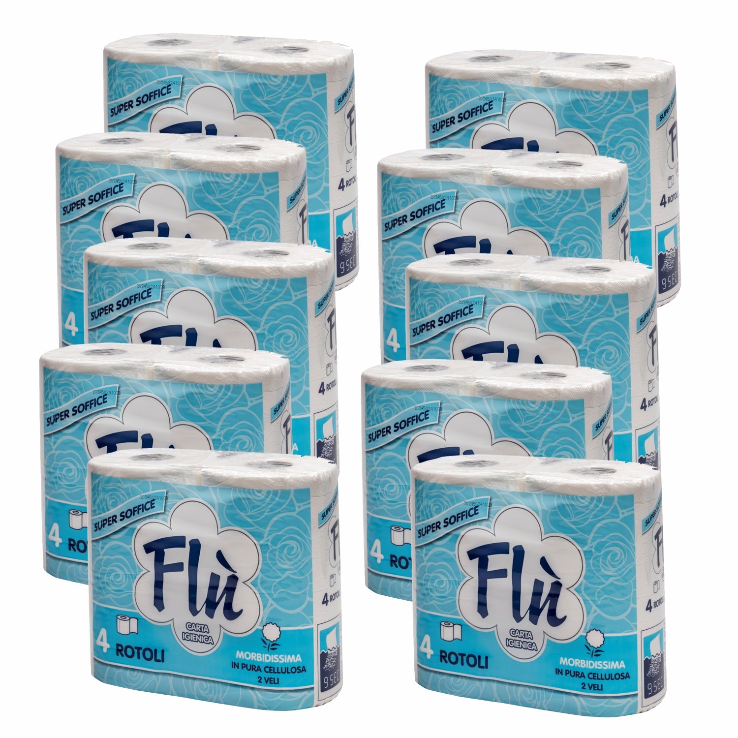 Carta igienica 40 rotoloni pura cellulosa 2 veli celtex