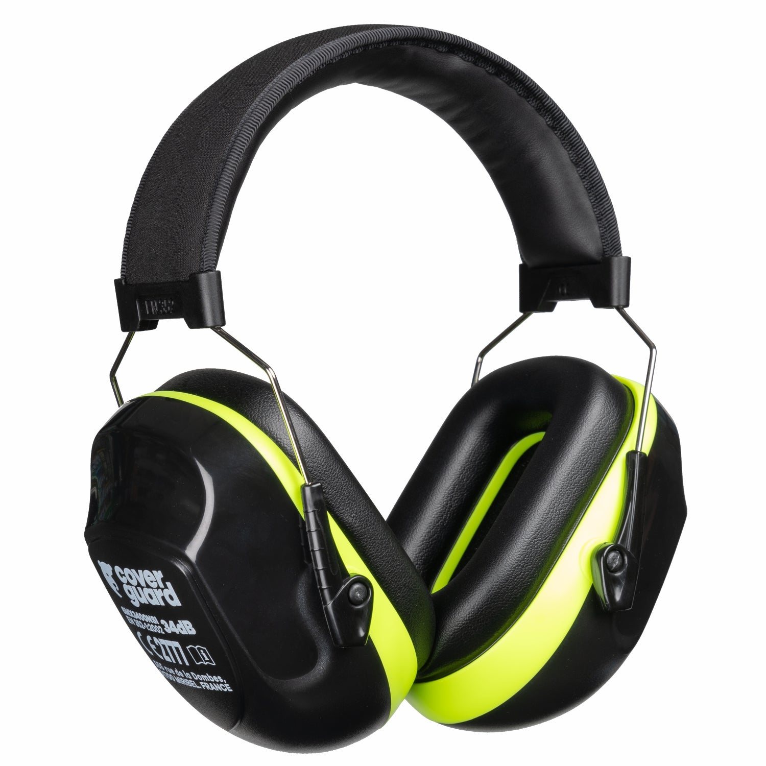 Cuffia auricolare 34 DB in ABS nero, archetto in acciaio inossidabile regolabile