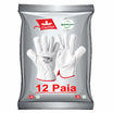 12 Guanti da lavoro in pelle fiore resistenti e robusti Technosafe 12 Paia