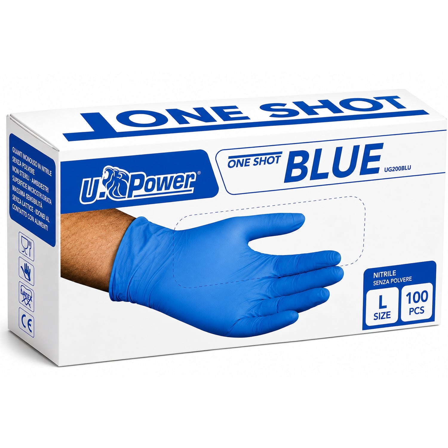 Guanti monouso in nitrile senza polvere blu pz.100 U-power one shot Reflexx 70 taglia L gr. 5,00.jpg