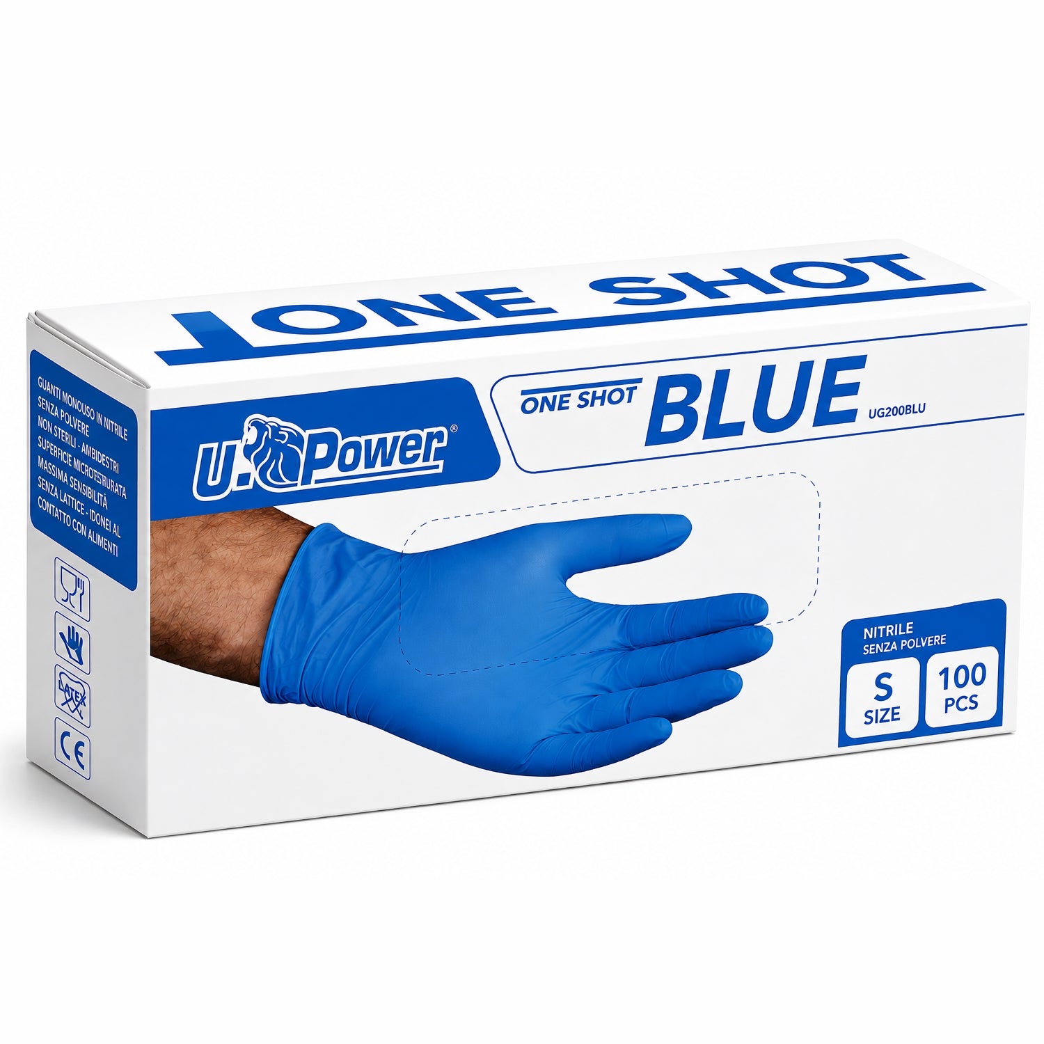Guanti monouso in nitrile senza polvere blu pz.100 U-power one shot Reflexx 70 taglia S gr. 5,00.jpg