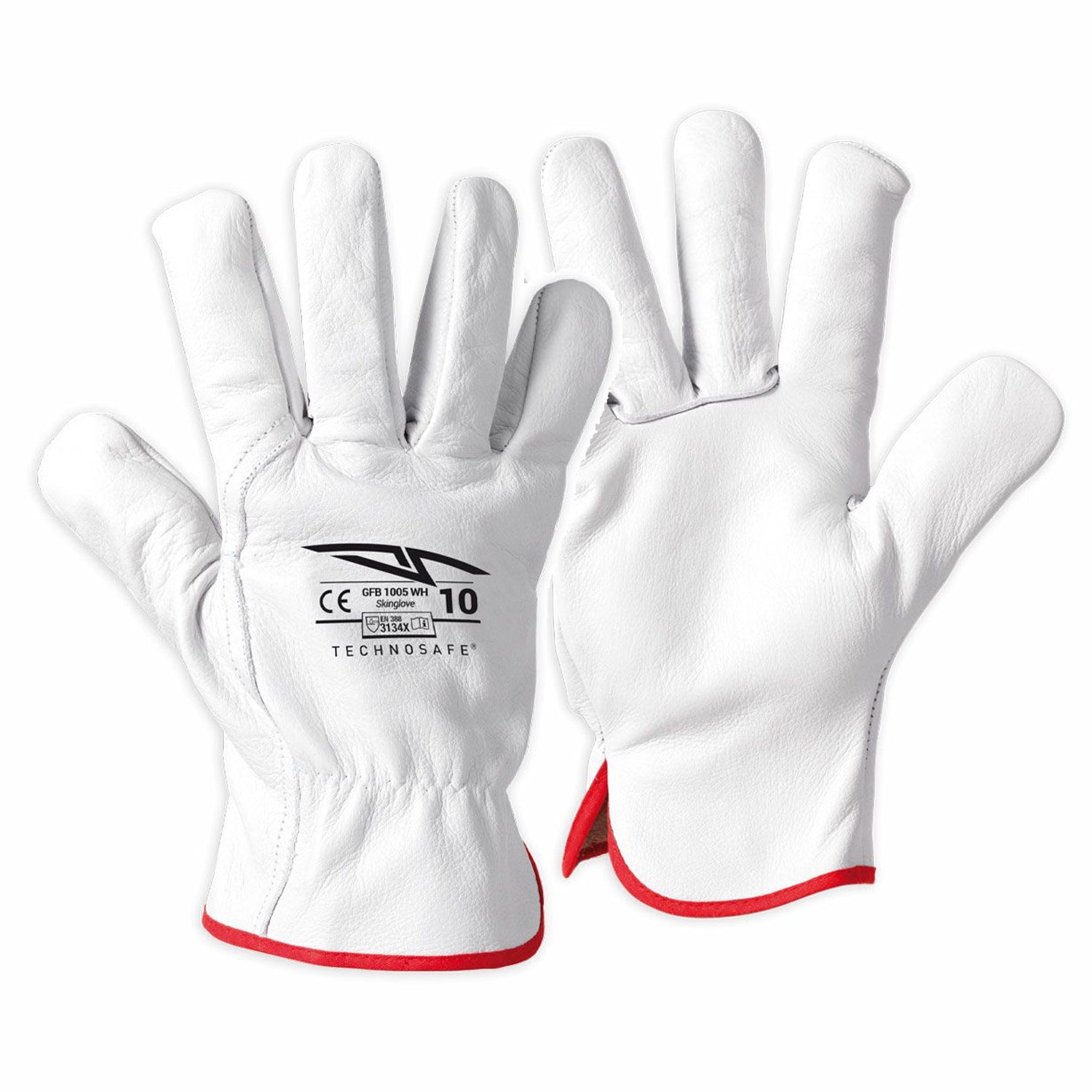 Guanti In Pelle Fiore Bovino Icoguanti - M - DPI 2 Cat. - Gpf / 8 (conf - Foto 12