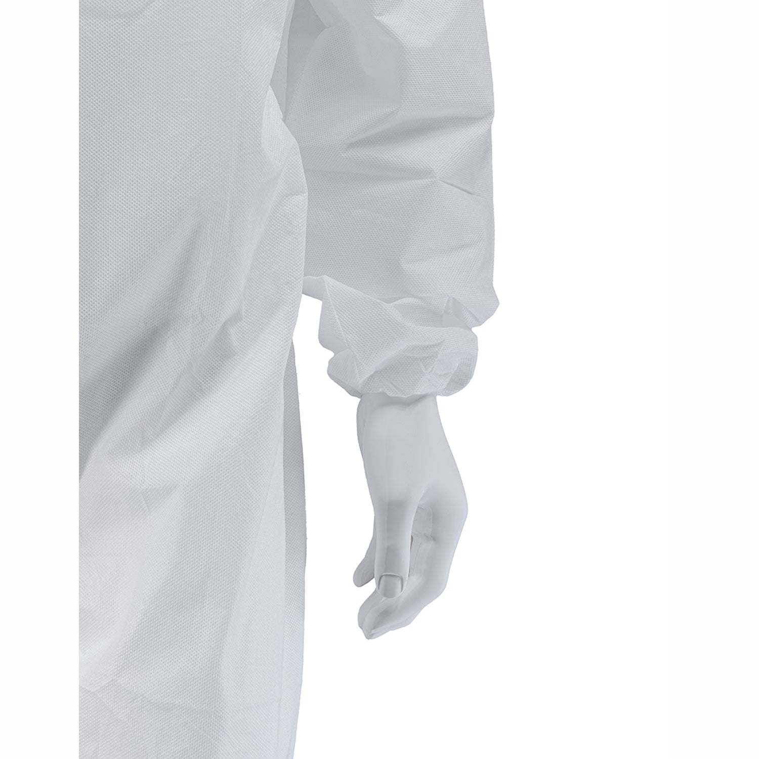 Tuta monouso gr. 64 Categoria 3 III impermeabile 60% polipropilene 40% polietilene polsino con elastico