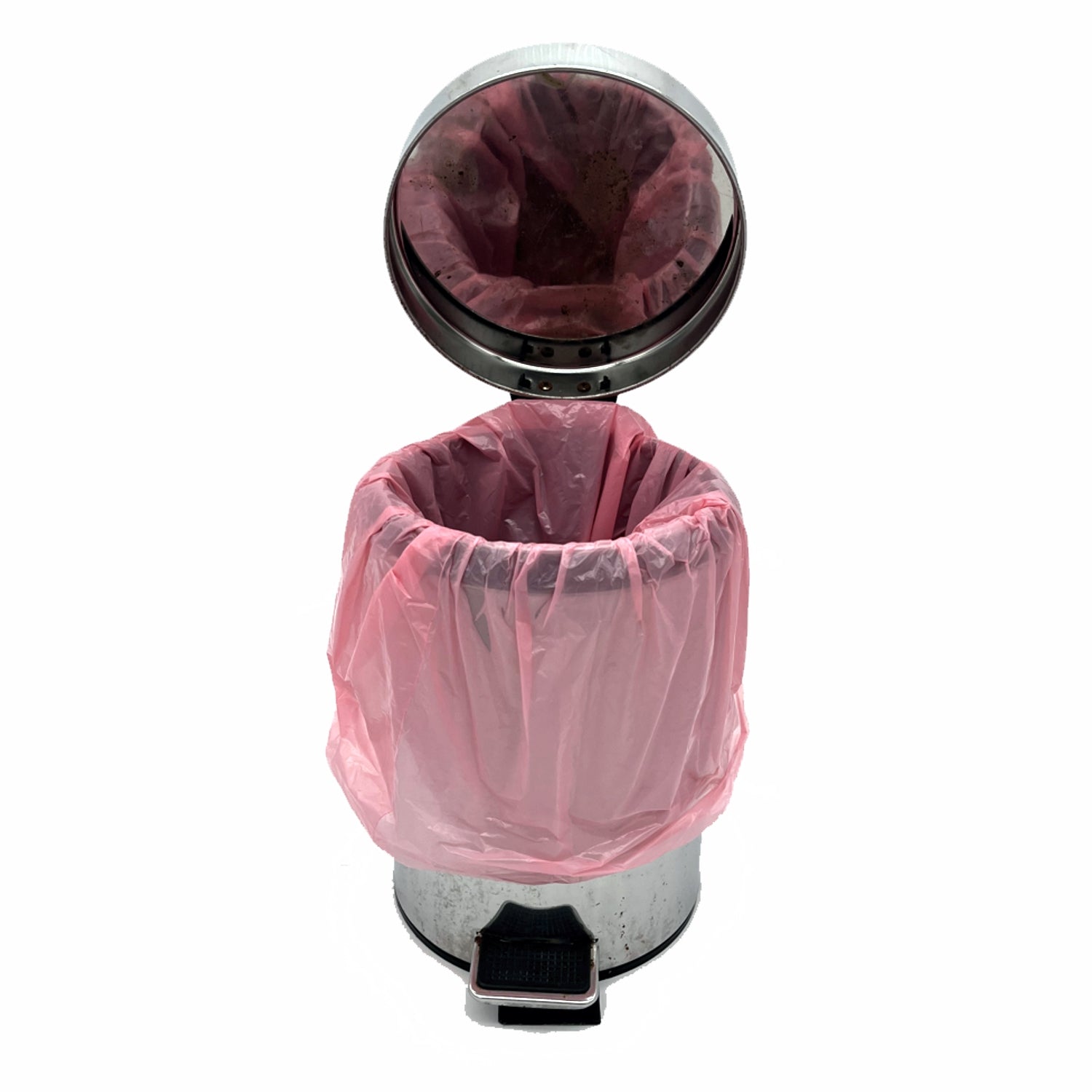 1000 Sacchi spazzatura 20 litri 40x50 cm. colore rosa cestino dei bagni gr.7 25 rotoli