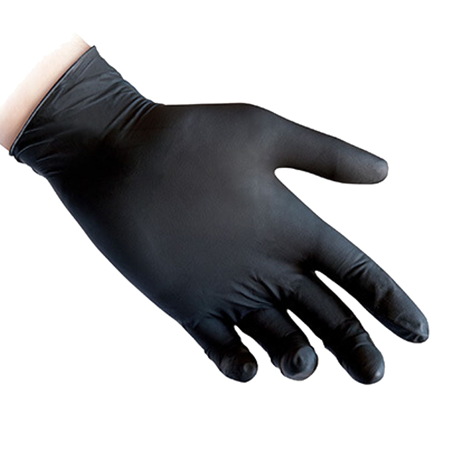 Guanti monouso nitrile nero senza polvere pz.100 Reflexx R 67 gr. 5,50