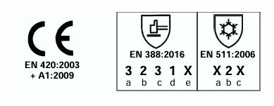 Guanti da lavoro protezione termica contro il freddo ice impermeabile 1WIPP0