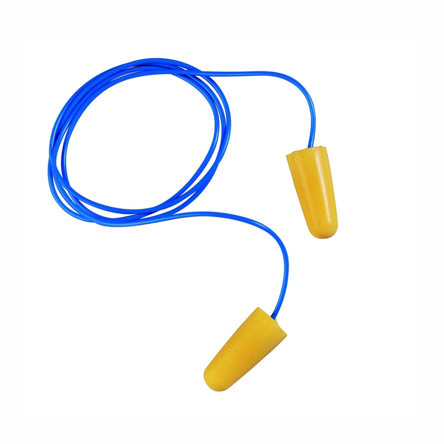 150 Tappi antirumore PU arancione con cordoncino (scatola da 150 paia)