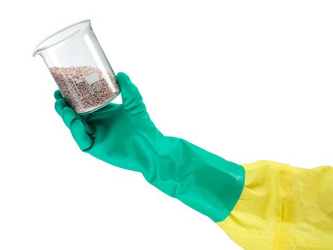 Guanti da Lavoro in Nitrile,Ansell AlphaTec 37-675 Resistenti a Sostanze Chimiche Aggressive