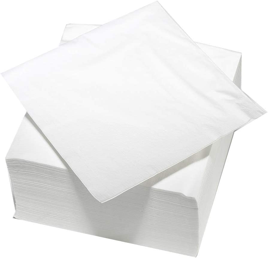 Tovaglioli di carta 2 veli Bianco 1440 tovaglioli formato 38x38 cm. 36 confezioni da 40 pz.