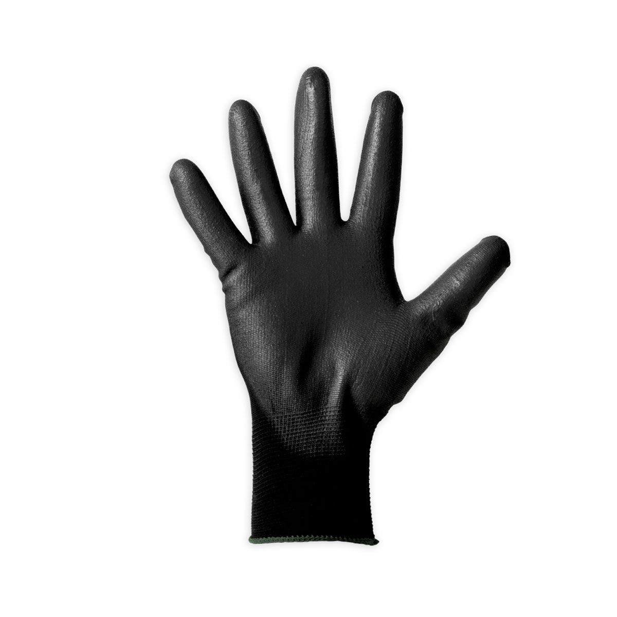 Guanto sintetico spalmato in poliuretano nero poligrip
