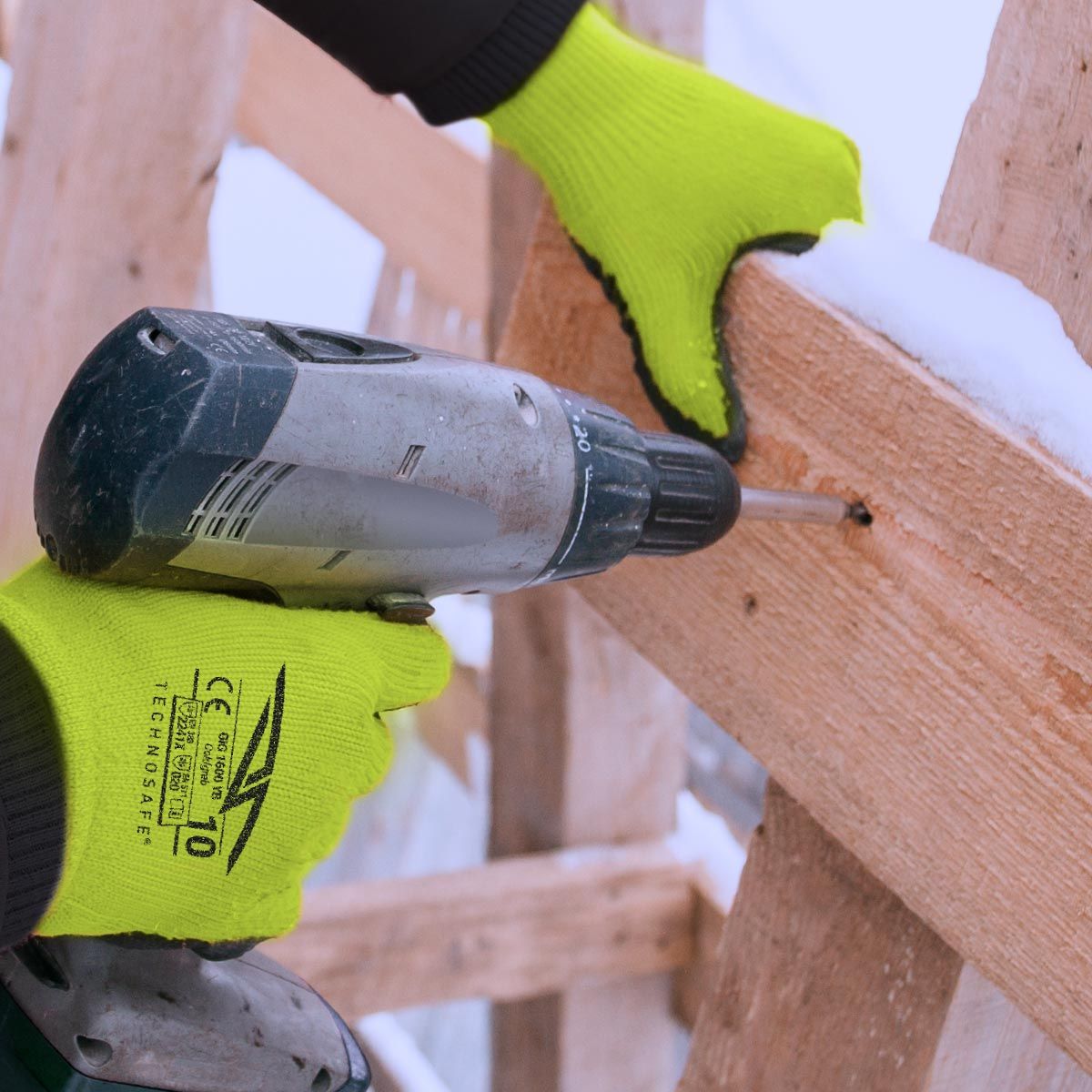 Guanto termico protezione dal freddo ice spalmato in lattice