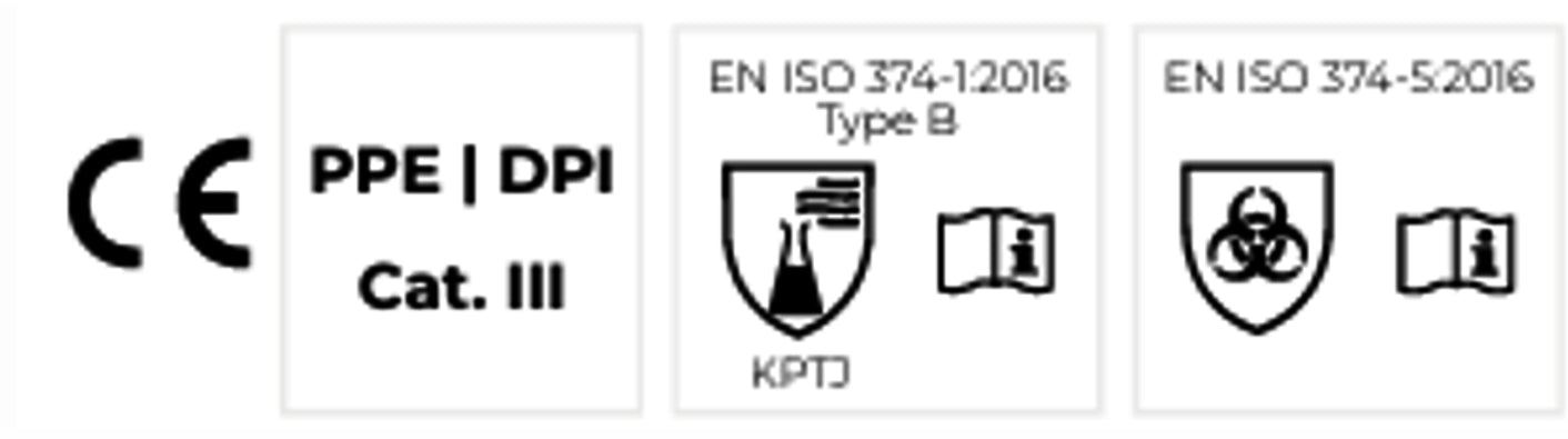 Guanti monouso nitrile nero senza polvere pz.100 Reflexx R 67 gr. 5,50