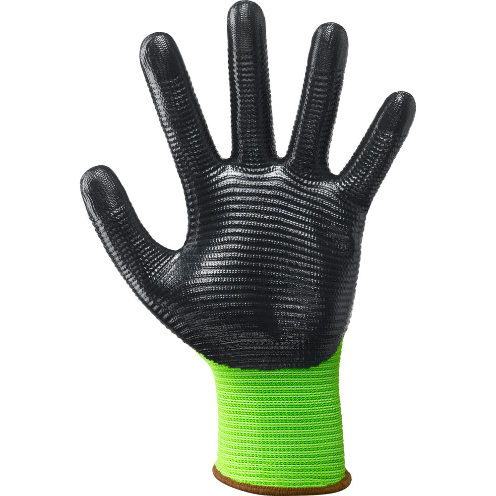 Guanti da lavoro ricoperti Nitrile crinkle 353084