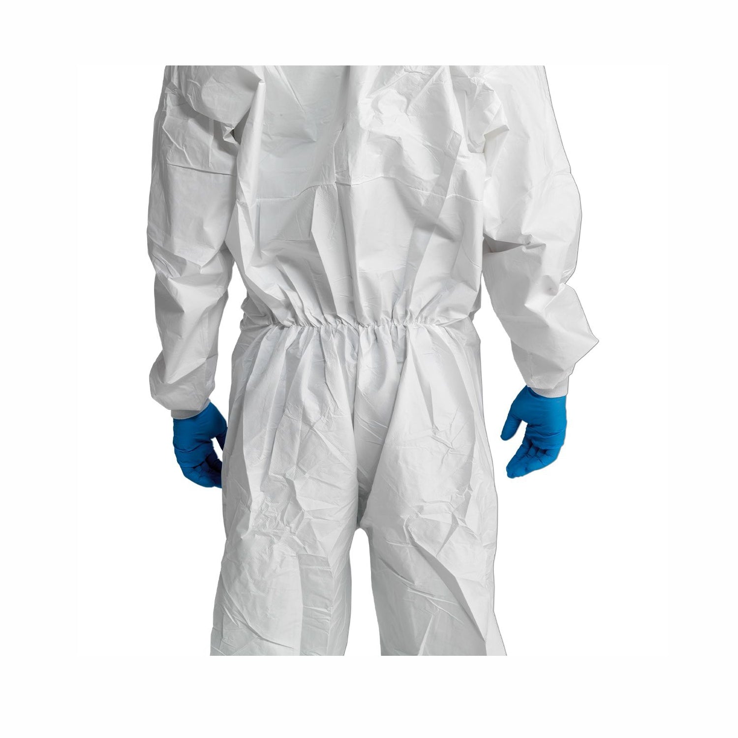 Tuta monouso gr. 65 Categoria 3 III con cappuccio polsino in maglina lifeguard