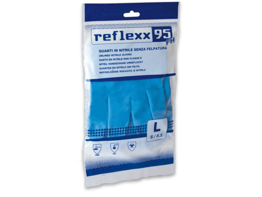 Guanti da lavoro in nitrile non felpati Reflexx 95
