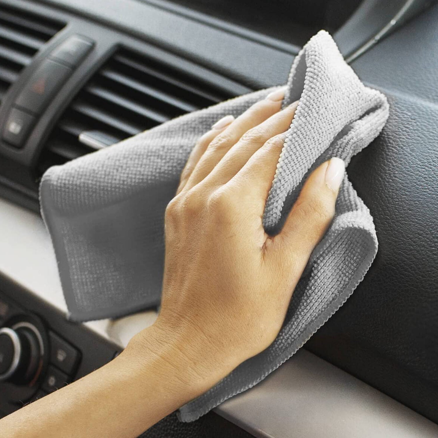 12 Panni microfibra 32x32 cm. per la pulizia di tutte le superfici