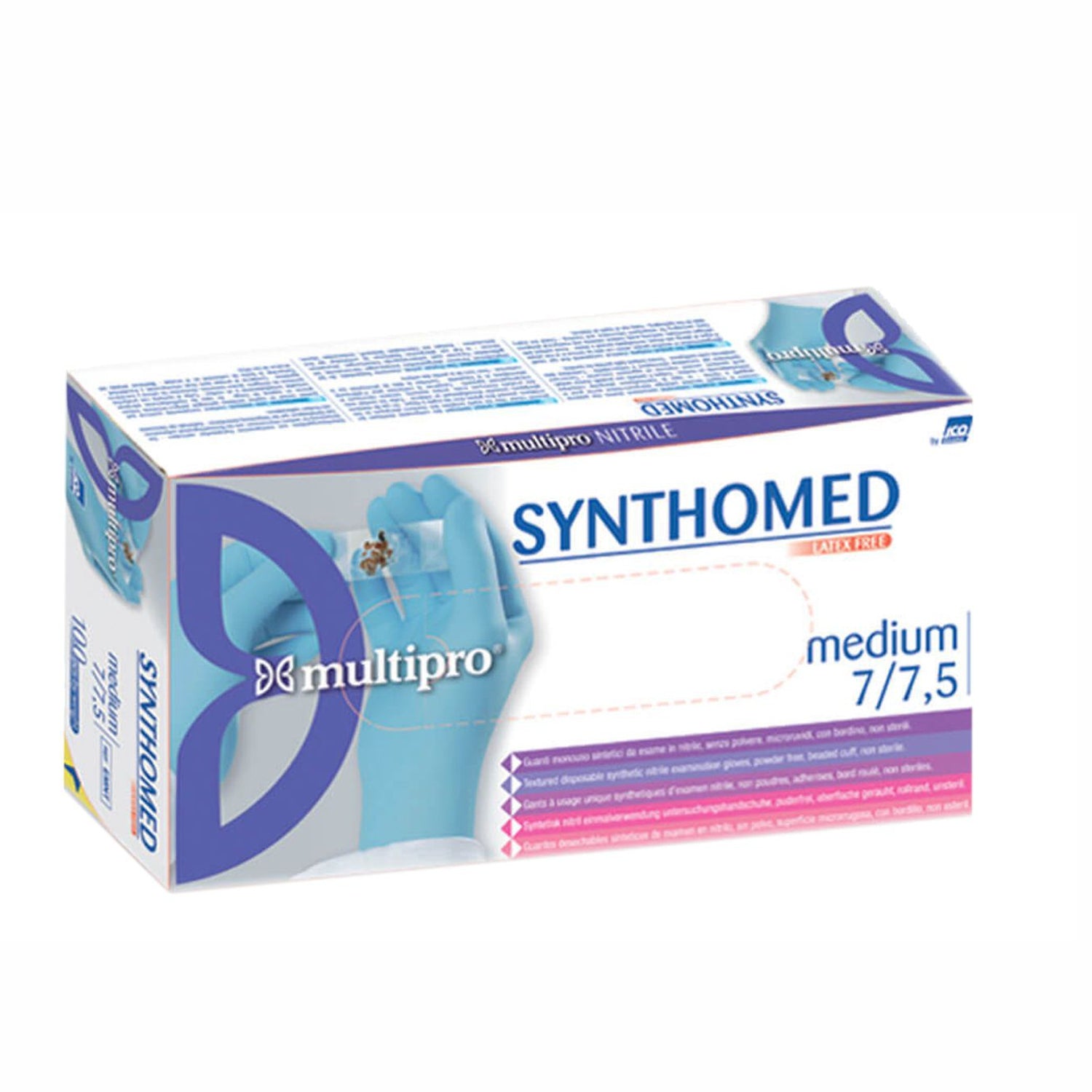Guanti momouso in nitrile Synthomed Multipro icoguanti