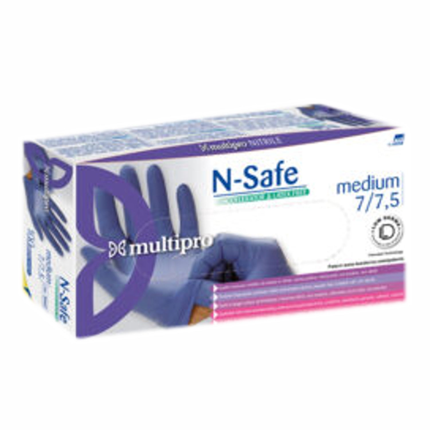 Guanti monouso in nitrile Multipro n safe icoguanti