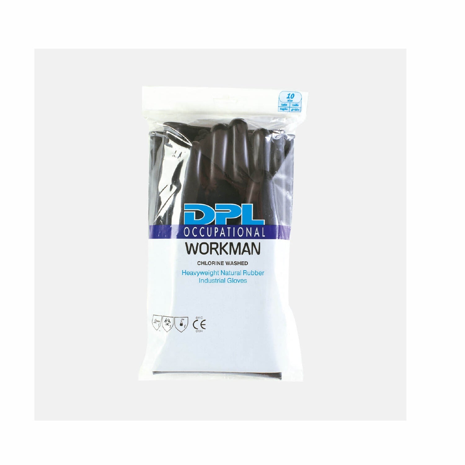 Guanti da lavoro in lattice non felpati extralunghi Workman 1.1 377