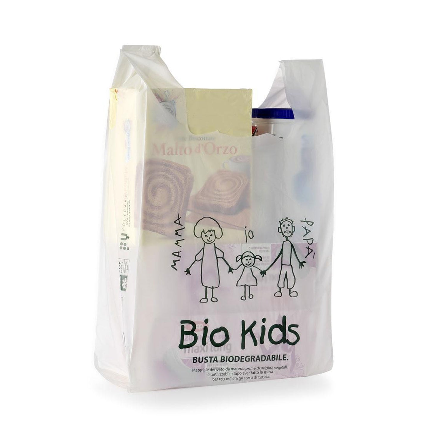 Shoppers sacchetti compostabile scatole da 500 pz. Polycart