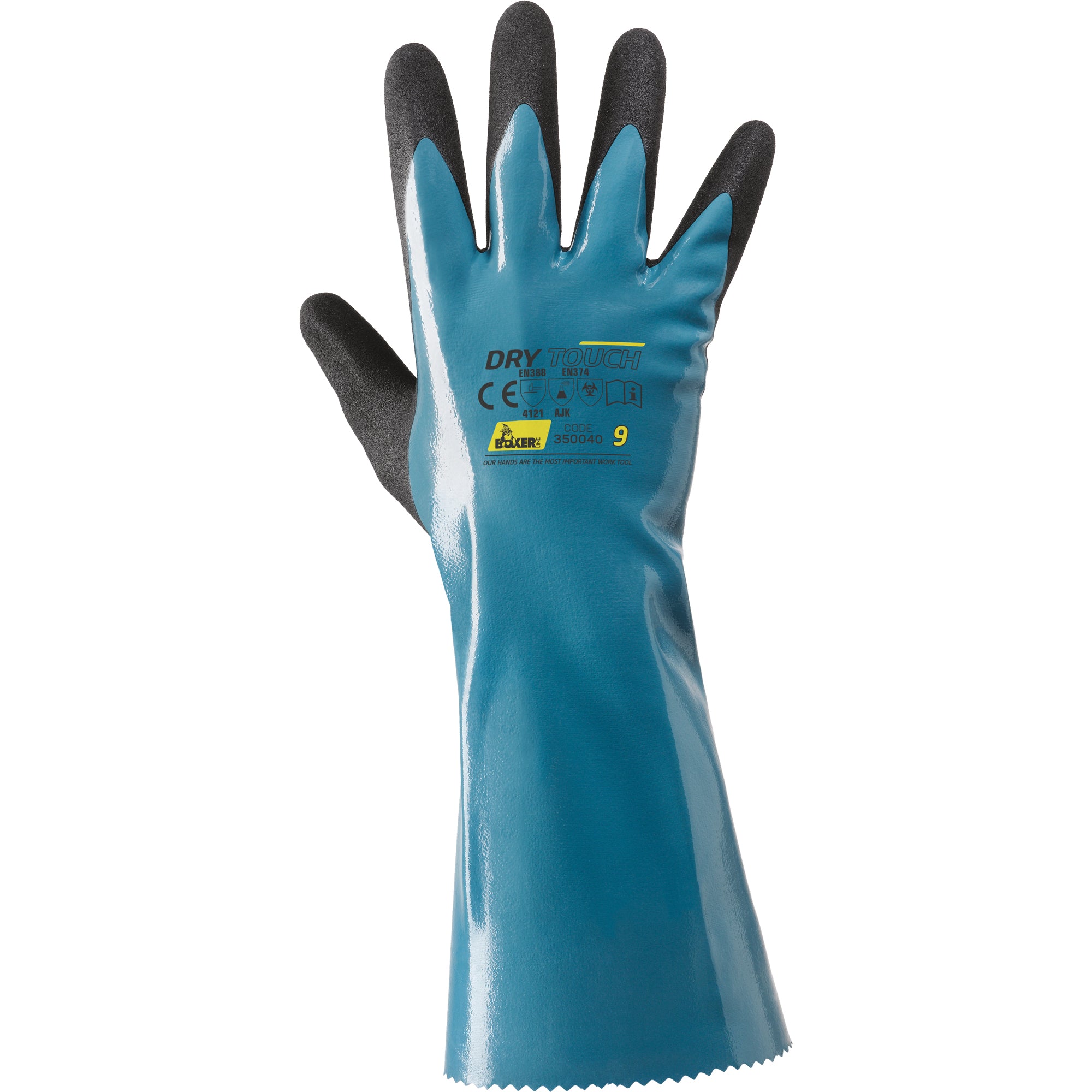 Guanti da lavoro in nitrile protezione da sostanze chimiche Dry Touch 350040