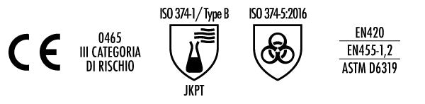Guanti monouso in nitrile nero 787 Hi risks NT extralungo pz.50 Icoguanti gr. 10,00