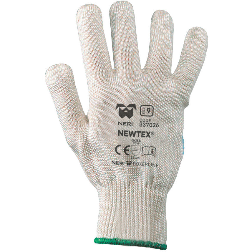 Guanti da lavoro in cotone e spalmati in pvc newtex 337026