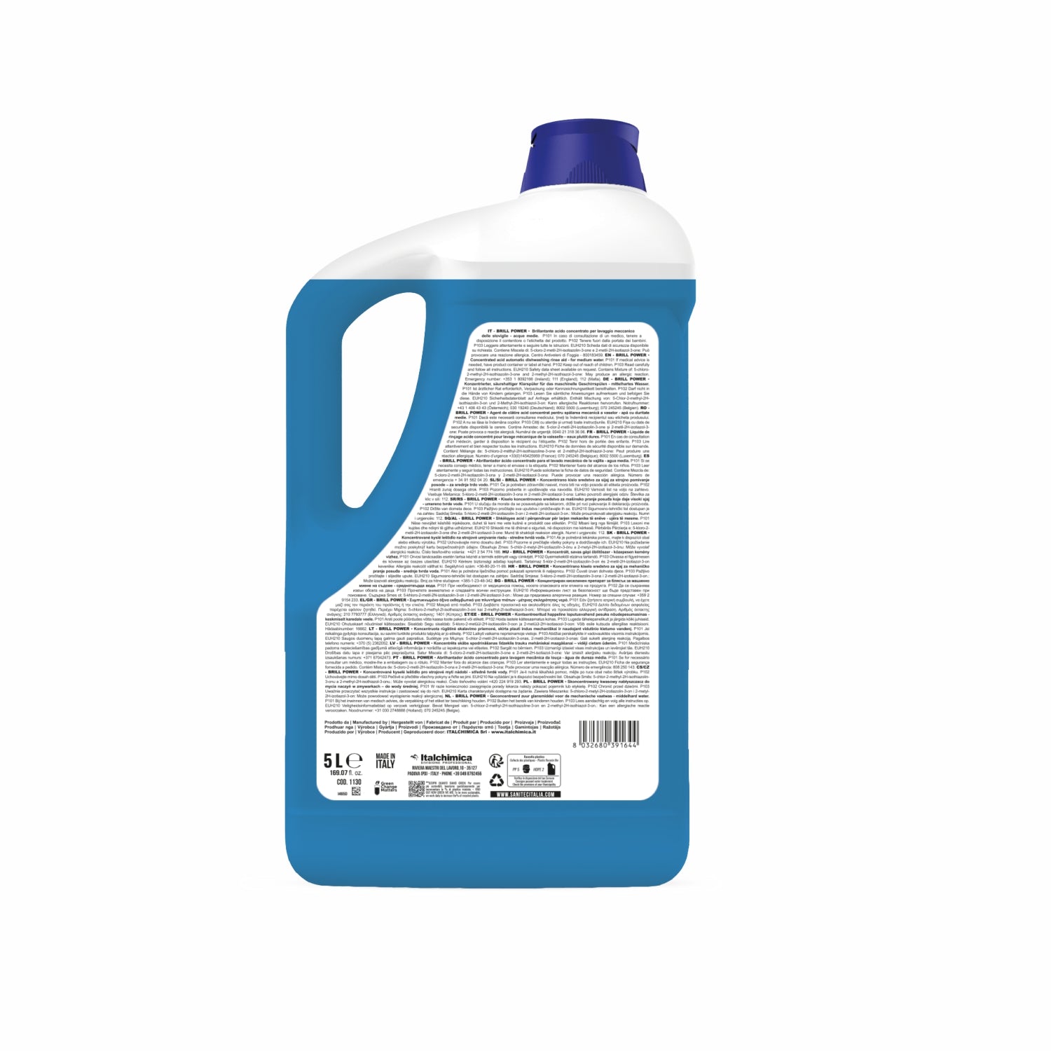 Brillantante acido concentrato Brill Power lavaggio meccanico delle stoviglie 5 litri sanitec 1130