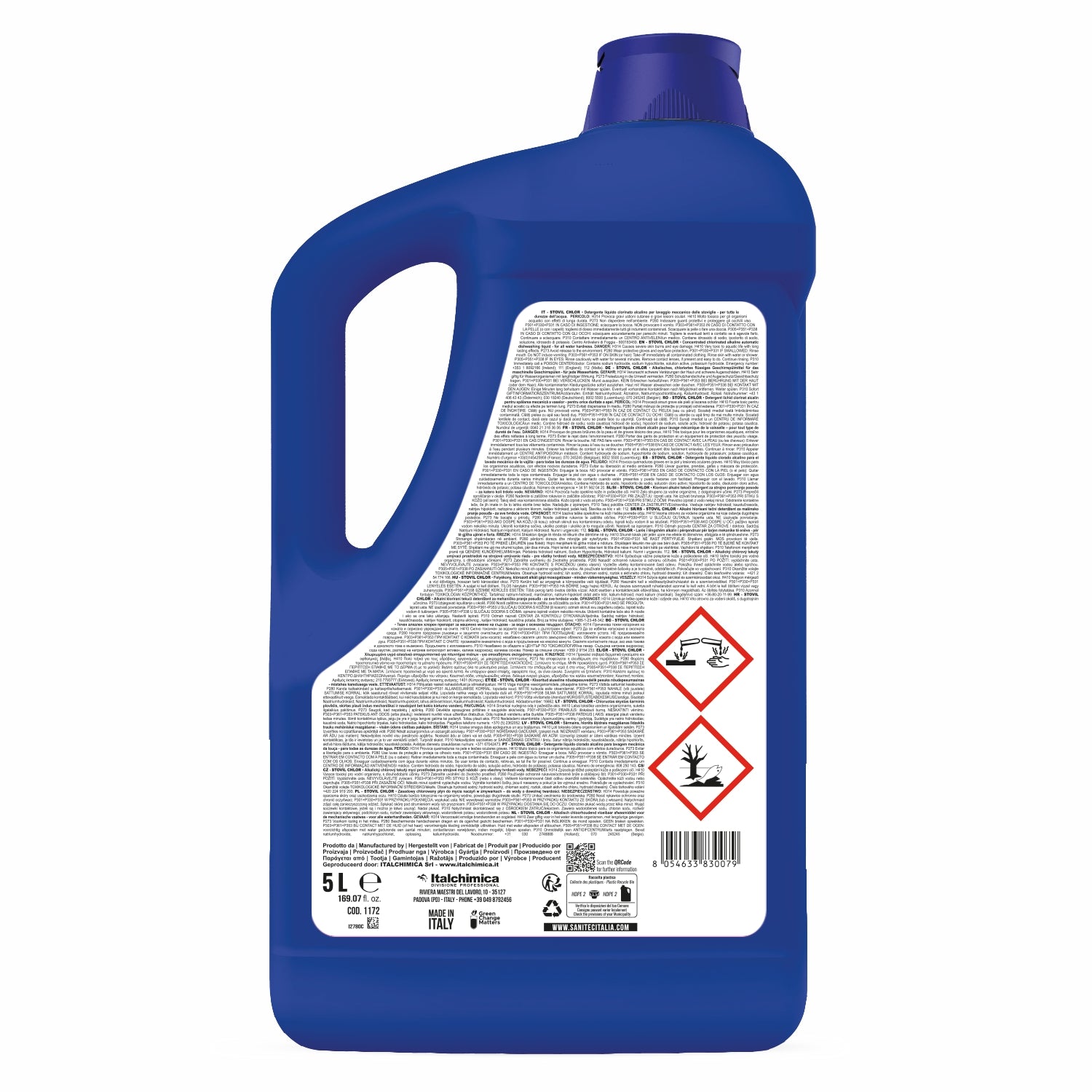 Lavastoviglie detergente Stovil Chlor 5 litri sanitec 1172